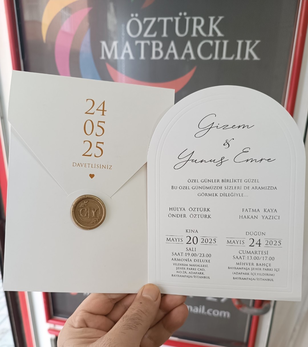 MÜHÜRLÜ DAVETİYE